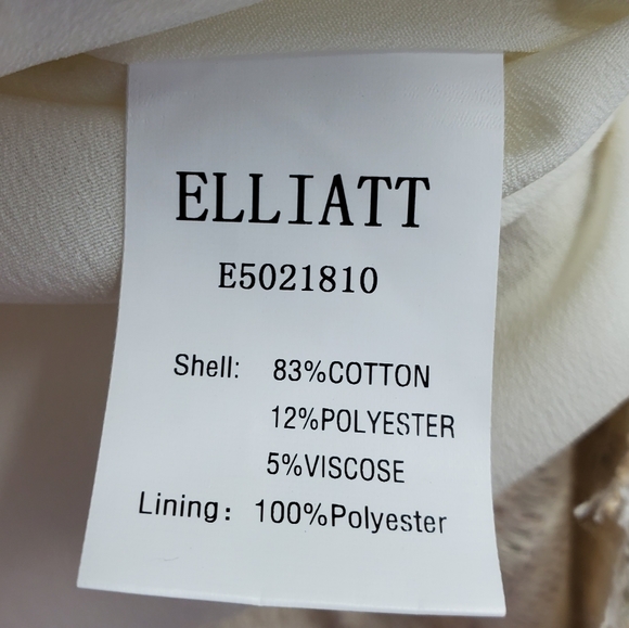 Revolve Elliatt Bliss Cold Shoulder Fit & Flare Dress Textured NEW - Picture 8 of 8